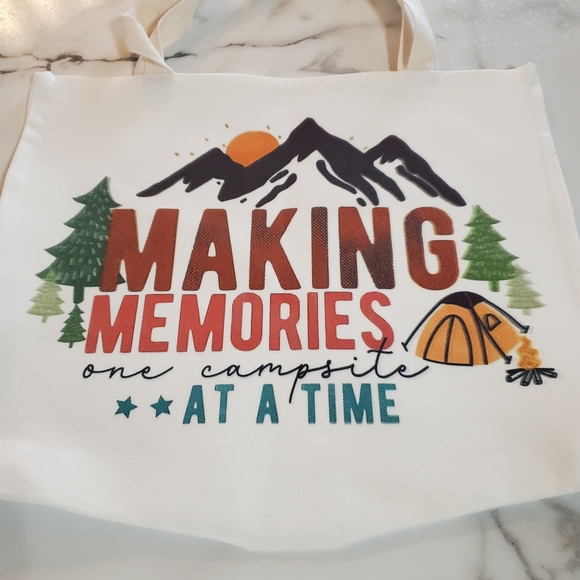 MAKING MEMORIES one campsite AT A TIME Tote Bag - Picture 6 of 7